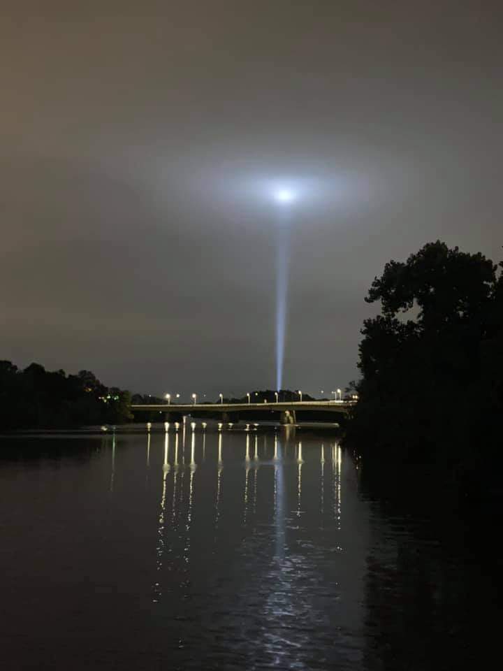 pentagon memorial lights