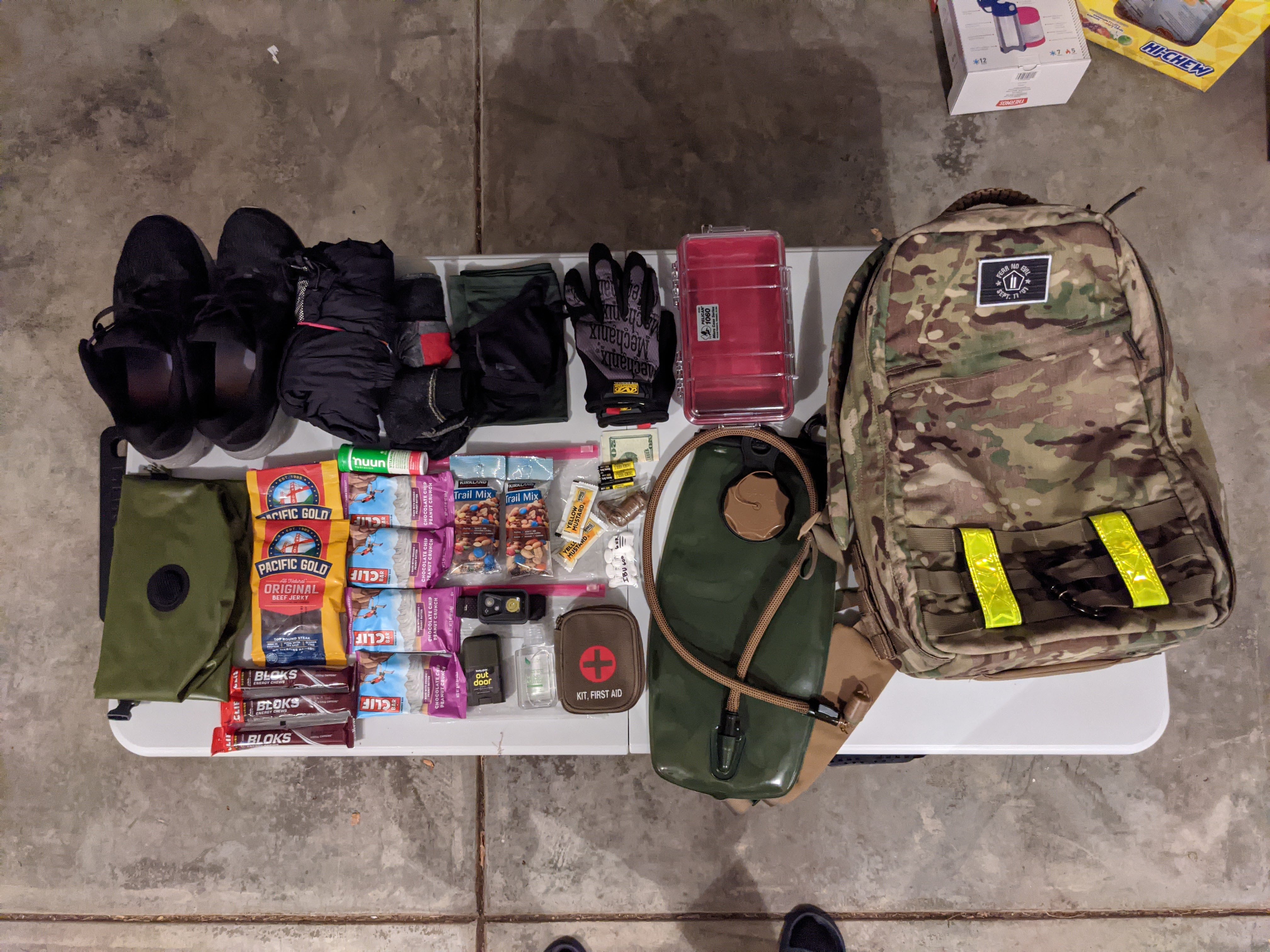 packing list